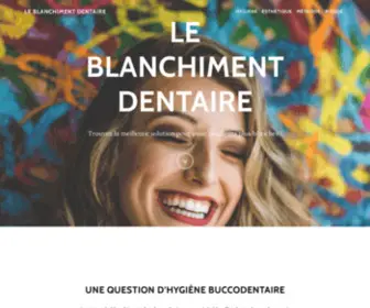 LE-Blanchiment-Des-Dents.com(Le blanchiment des dents ) Screenshot