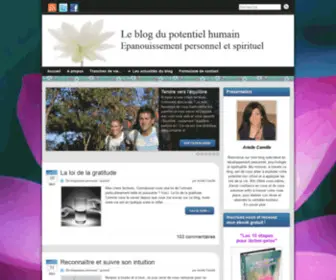 LE-Blog-DU-Potentiel-Humain.fr(LE Blog DU Potentiel Humain) Screenshot