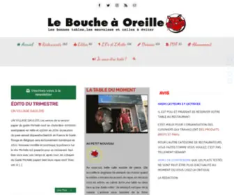 LE-Bouche-A-Oreille.com(Le Bouche à Oreille) Screenshot