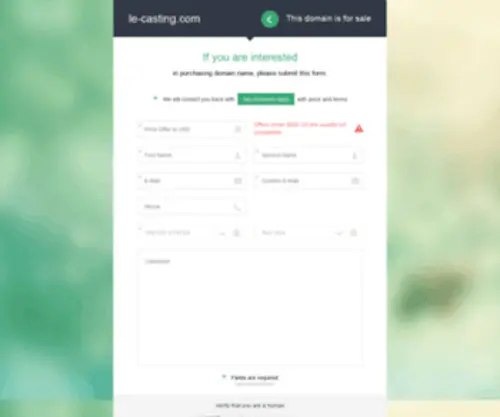 LE-Casting.com(LE Casting) Screenshot