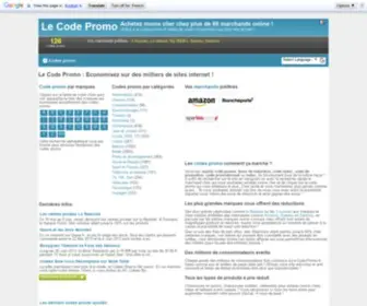 LE-Code-Promo.fr(Le Code Promo) Screenshot