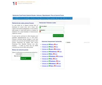 LE-Codepostal.com(Codes Postaux de France) Screenshot