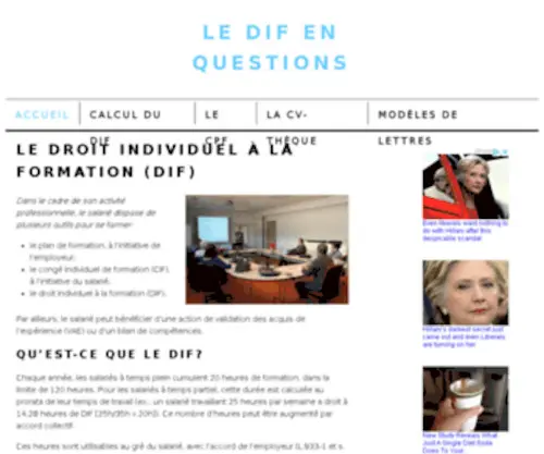 LE-Dif-EN-Questions.fr(LE Dif EN Questions) Screenshot