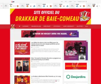 LE-Drakkar.com(Baie Comeau) Screenshot