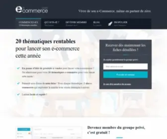LE-Ecommerce.com(Créez et vivez de votre e) Screenshot
