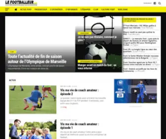 LE-Footballeur.com(Site d'infos pratiques sur le football) Screenshot