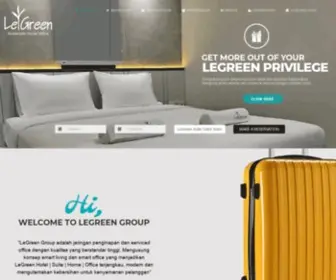 LE-Green.com(LeGreen Hotel and Suite) Screenshot