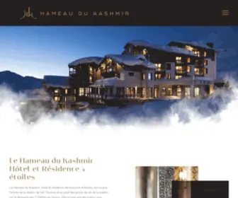 LE-Hameau-DU-Kashmir.com(Le Hameau du Kashmir : Hôtel et Résidence 4 étoiles à Val Thorens) Screenshot