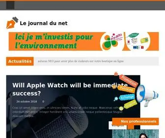 LE-Journal-DU-Net.fr(Bienvenue sur ?? votre site d'actualit) Screenshot