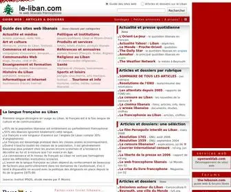 LE-Liban.com Screenshot