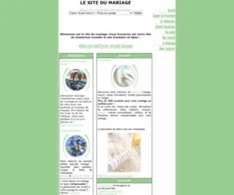 LE-Mariage.com(Le site du Mariage) Screenshot