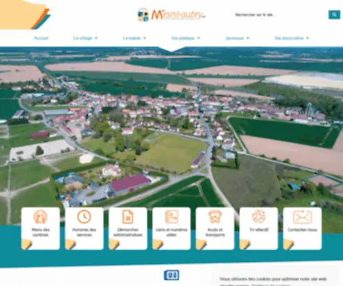 LE-Mesnil-Aubry.fr(Site officiel de la ville) Screenshot