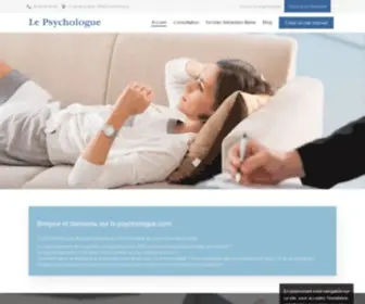 LE-PSYchologue.com(Bienvenue sur) Screenshot