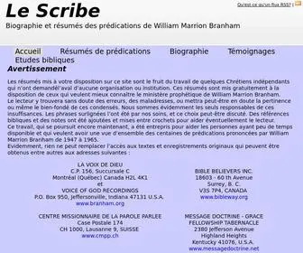 LE-Scribe.org(Le Scribe) Screenshot