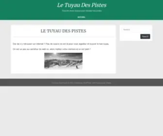 LE-Tuyau-Des-Pistes.fr(Le tuyau des pistes) Screenshot