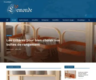 LE10Monde.com(Blog d’actualités généralistes) Screenshot