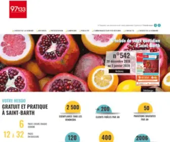 LE97133.com(Le journal hebdo de Saint Barth) Screenshot