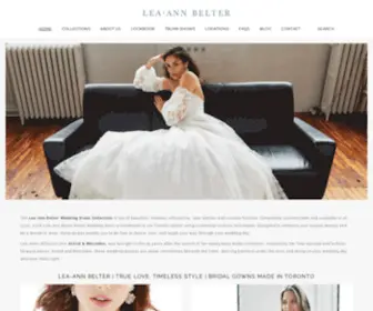 Leaannbelter.com(Lea-Ann Belter Wedding Dresses & Gowns) Screenshot