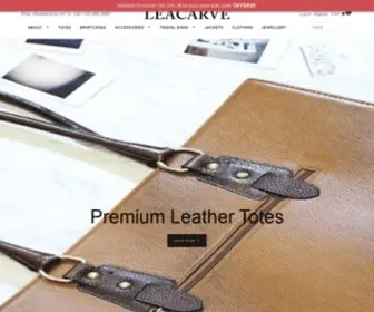 Leacarve.com(Leather Bags) Screenshot