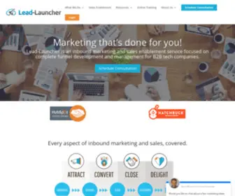 Lead-Launcher.com(Lead Launcher) Screenshot