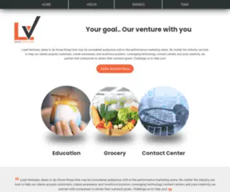 Lead-Ventures.com(Home) Screenshot