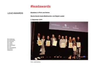 Leadacademy.de(LeadAwards 2019) Screenshot