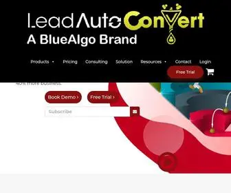 Leadautoconvert.com(Home) Screenshot