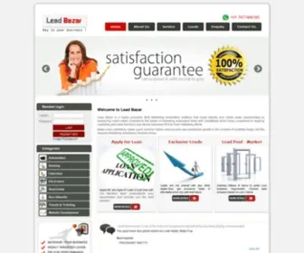 Leadbazar.com(Lead Bazar) Screenshot