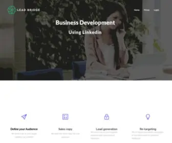 Leadbridge.io(Business Development using LinkedIn) Screenshot