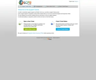 Leadcapturepagebosshelp.com(Lead Capture Page Boss Help Ticket System) Screenshot