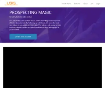 Leadcapturepagesystem.com(Prospecting Magic) Screenshot