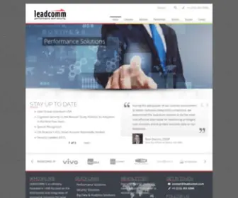 Leadcomm.com(Leadcomm) Screenshot