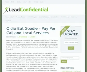 Leadconfidential.com(Leadconfidential) Screenshot