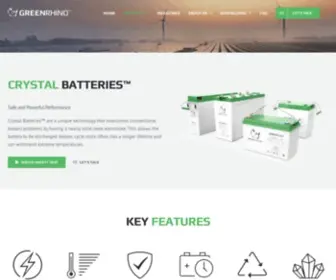 Leadcrystalbatteries.com(Green Rhino) Screenshot