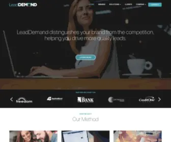 Leaddemand.com(Lead Demand) Screenshot