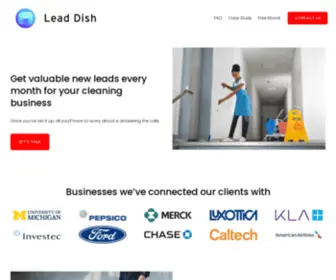 Leaddish.com(Lead Dish) Screenshot