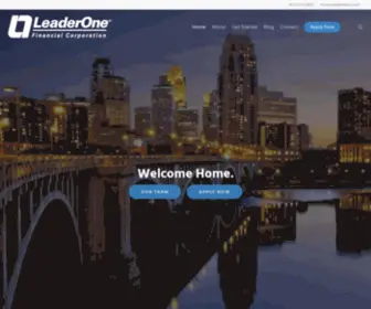 Leader1Online.com(Minneapolis Mortgage Lender) Screenshot