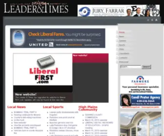 Leaderandtimes.com(Leader & Times Online) Screenshot