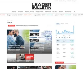 Leaderbulletin.com(Leader Bulletin) Screenshot