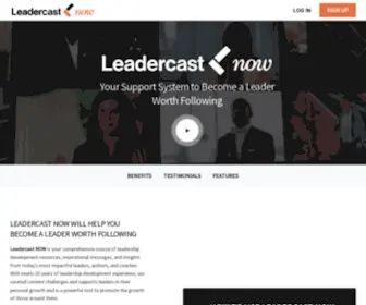 Leadercastnow.com(Leadercast NOW) Screenshot