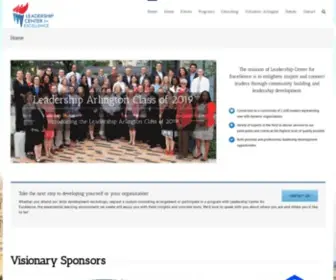 Leadercenter.org(Real Life Leadership. Real World Results. The mission of the Leadership Center) Screenshot