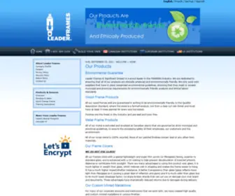 Leaderframes.com(Description) Screenshot