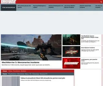 Leadergamer.com.tr(Oyun haberleri • Leadergamer Türkiye) Screenshot