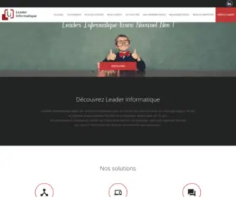 Leaderinfo.com(Logiciel Assurance Courtage) Screenshot