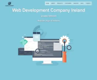 Leaderinternet.com(Web Development Company Ireland) Screenshot