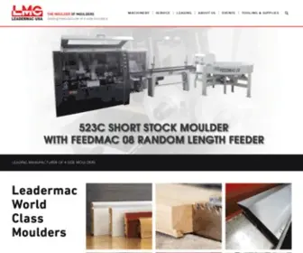 Leadermacusa.com(Moulders and Moulding Machinery in USA and Canada) Screenshot