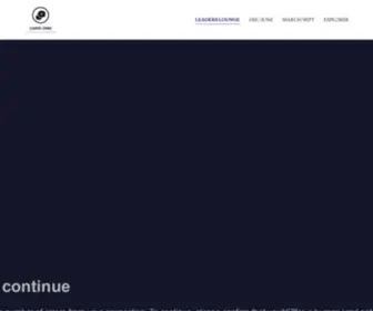Leaders-Lounge.com(Setting the conversation) Screenshot