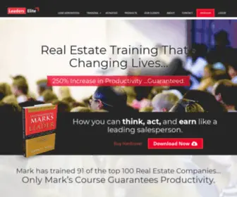 Leaderselite.com(Real Estate Training) Screenshot