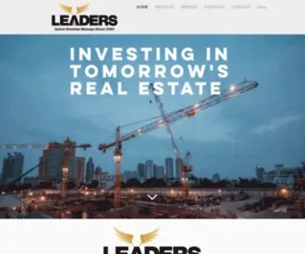 Leadersgroup.us(The Leaders Real Estate Group) Screenshot