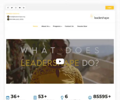 Leadershape.org(Leadershape) Screenshot